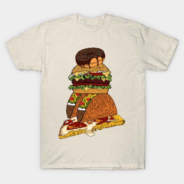 Junk Food T-Shirt by Astrablink7